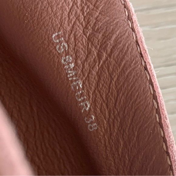 Vince. Pink Suede Espadrilles - Picture 6 of 9